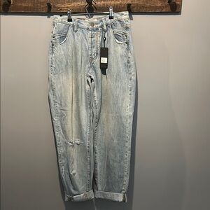 One Teaspoon Faded Blue Denim Pants